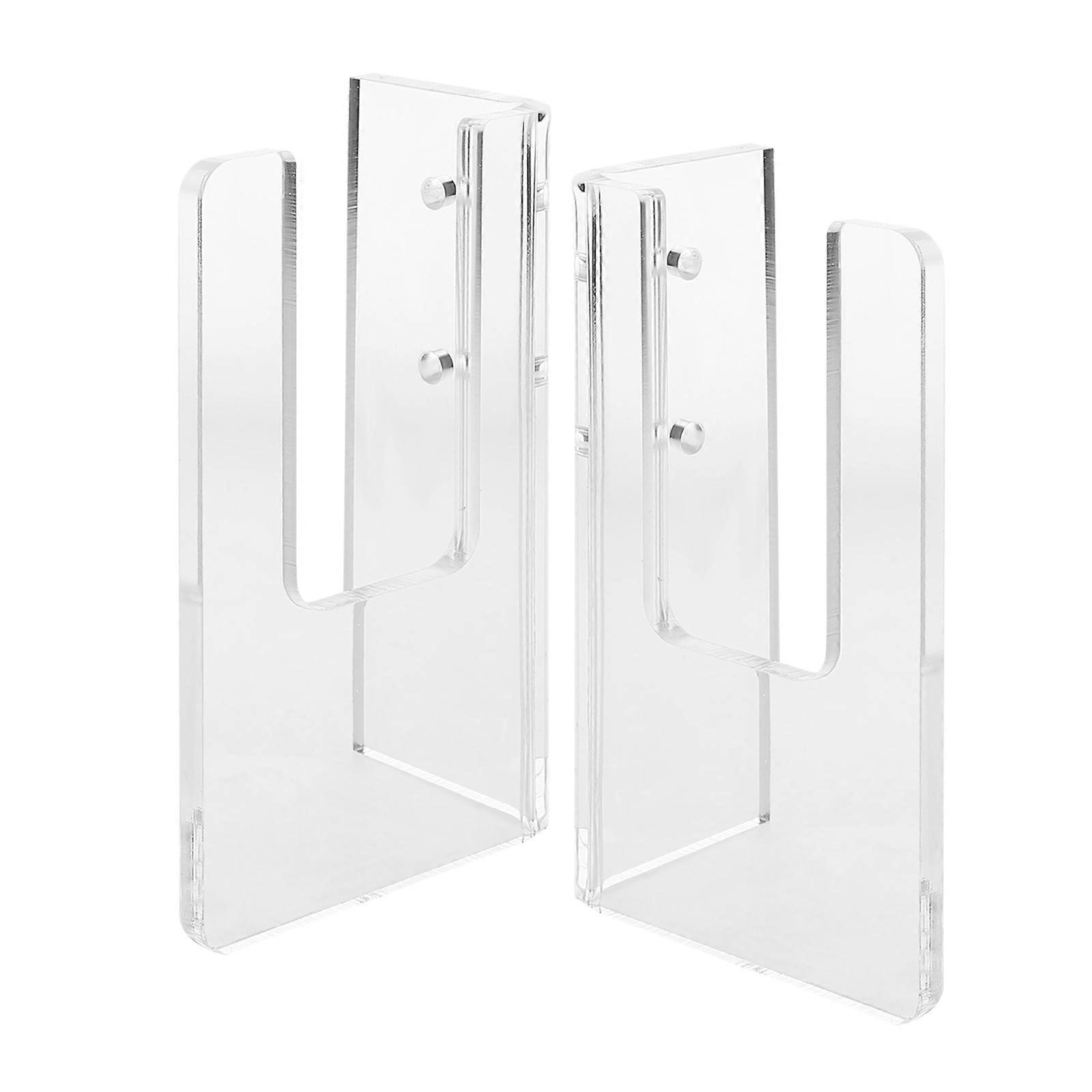 Skateboard Wall Mount Display Acrylic Rack for 4Sets Snowboard Storage