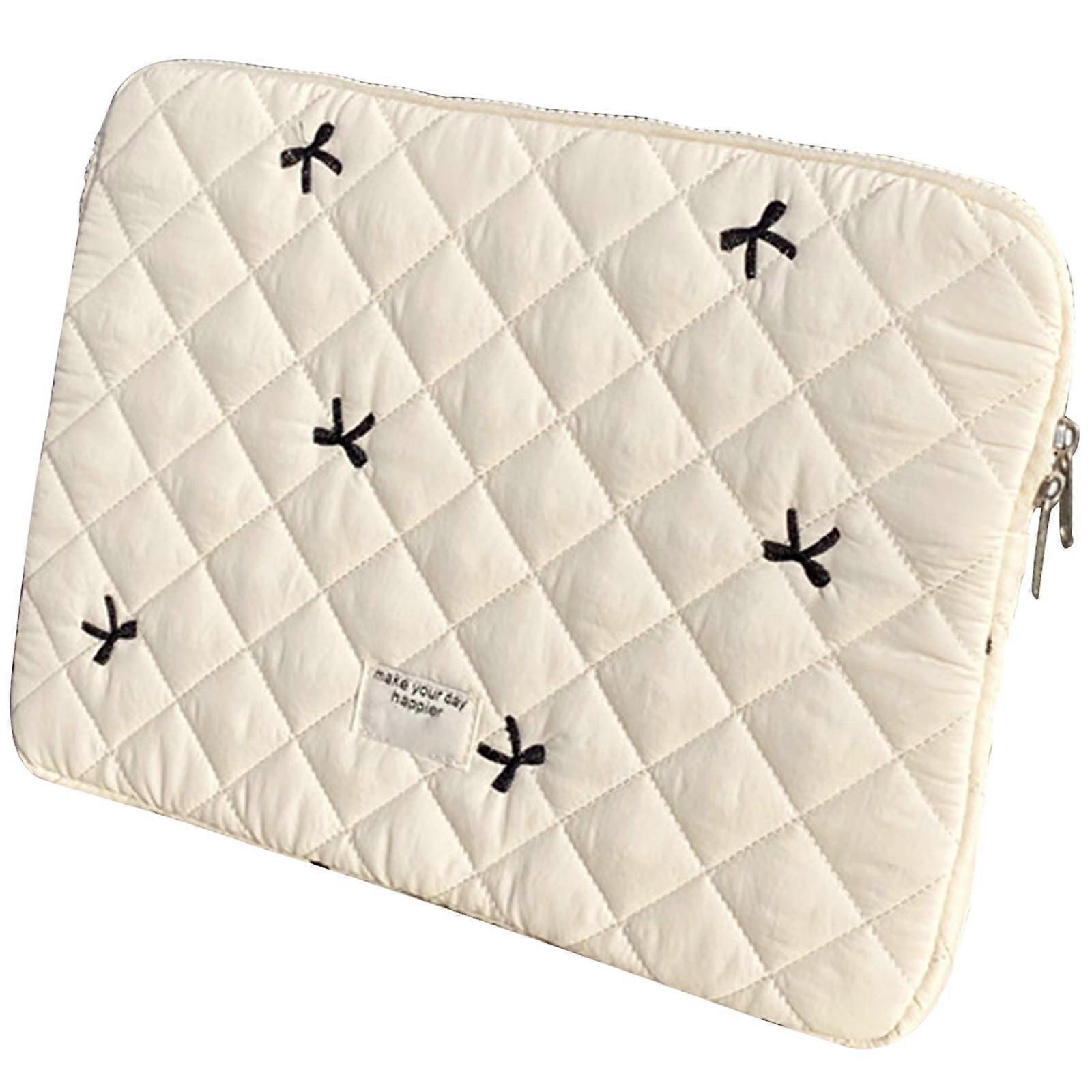 Notebook Case Protective Sleeve 1515.6 Inch White Lightweight Laptop Storage Bag For Students