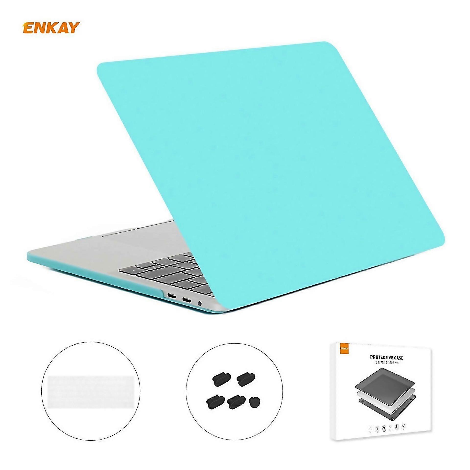 For Enkay 3 In 1 Matte Laptop Protective Case Eu Version Tpu Keyboard Film Antidust Plugs Set For Ma
