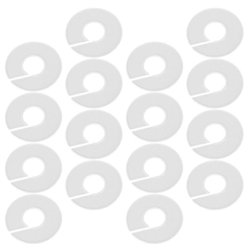 Round Clothes Size Dividers Plastic Closet Hanger Separators 20Pcs