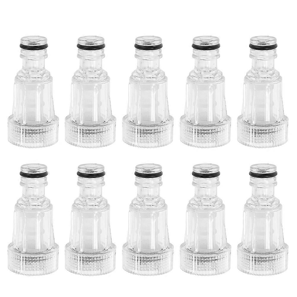 Washer Inlet Filter Water Filter for Pressure Washer Transparent Detachable Filter System 10Pcs