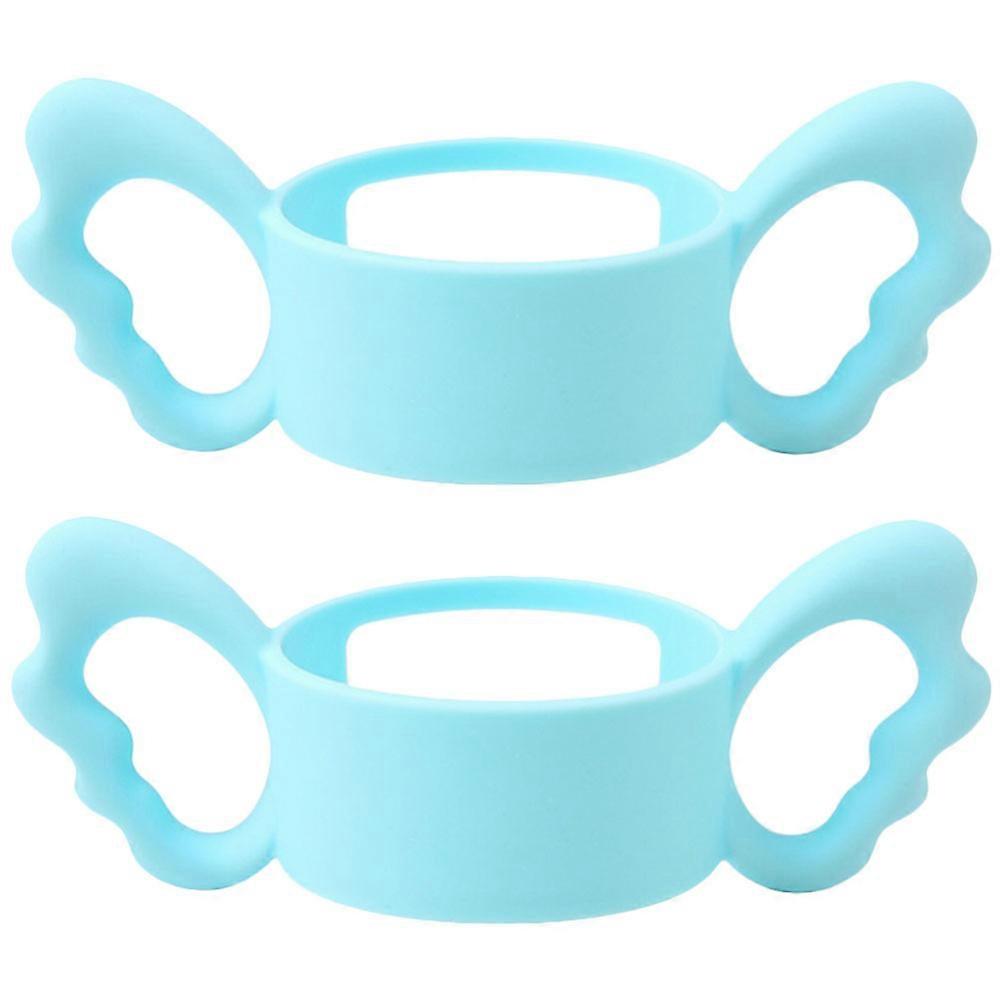 Silicone Feeding Bottle Handles For Infants Easy Grasp Design 2Pcs