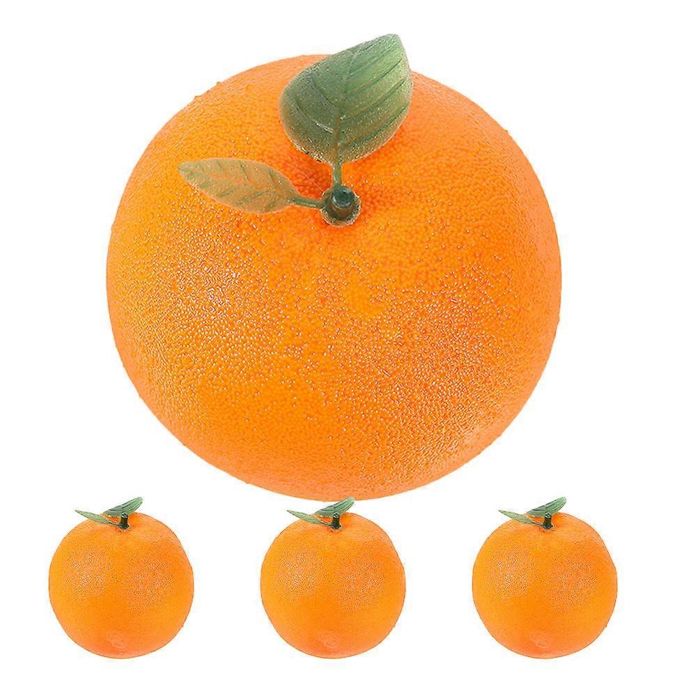 Artificial Oranges 16 Pcs Realistic Shape Home Decoration Orange Foam Model Suitable For Dining Table Or Photography Props