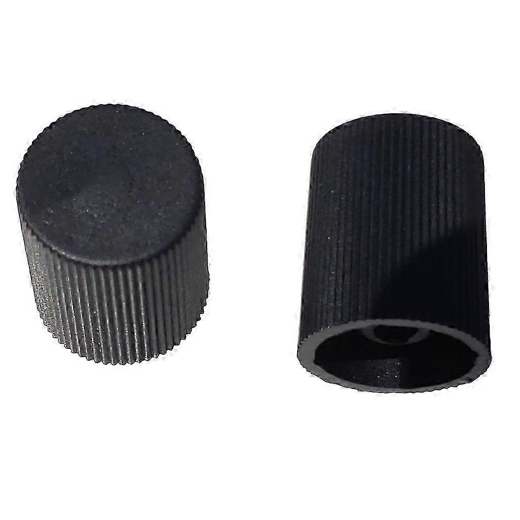 BAS03029 (50 Count) M8x1.0 Thread Black 'Long' Low Side A/C Service Cap Charge Port Valve 26s