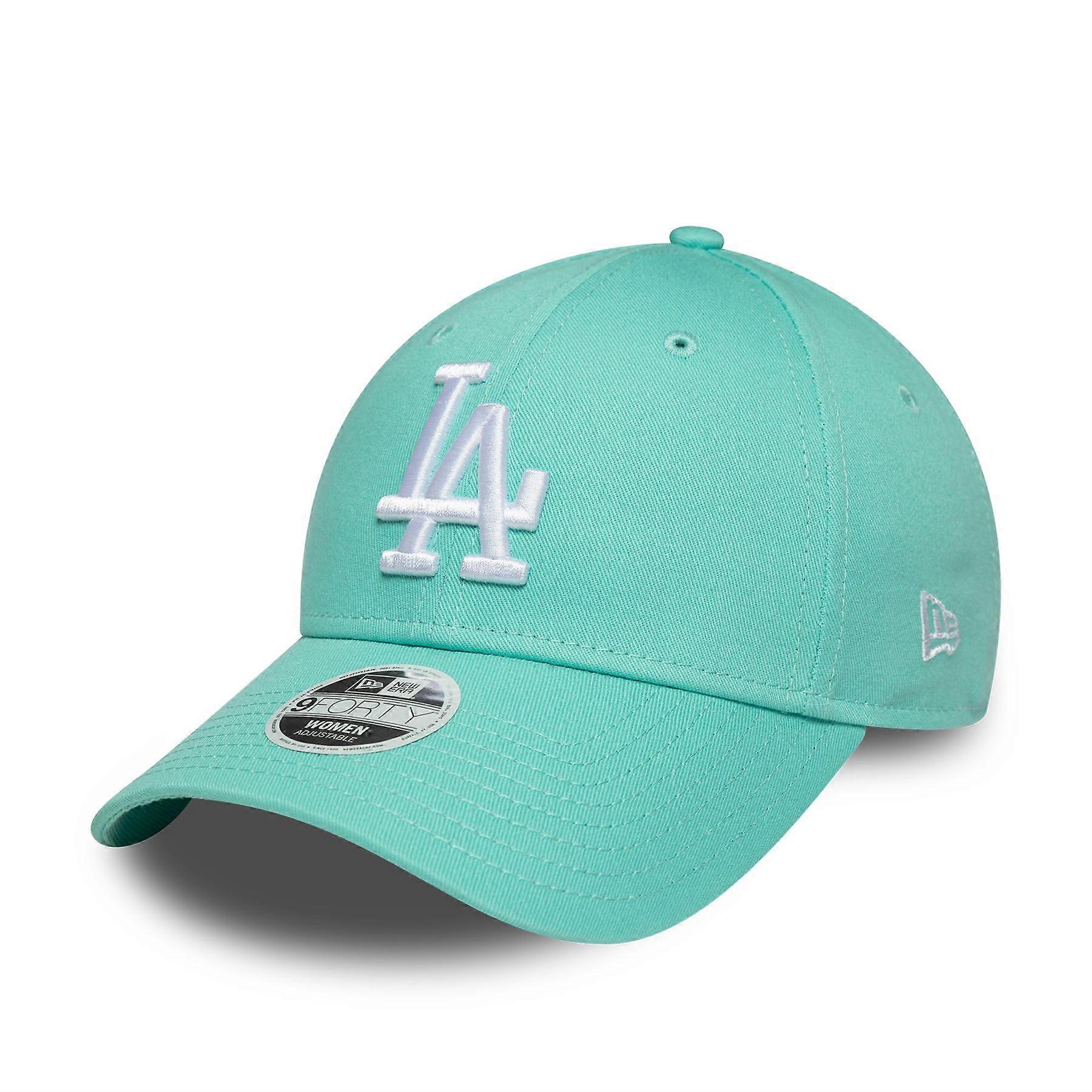 LA Dodgers Womens MLB League Essential Green 9FORTY Adjustable Cap