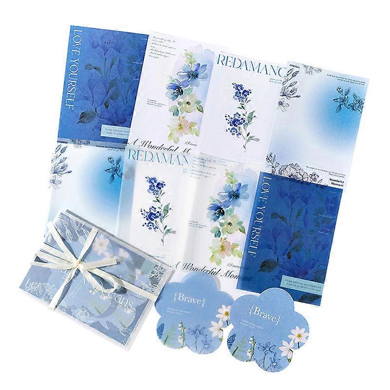 15 Sheets DIY Craft Paper Set, Vibrant Plant Patterns, Type 3