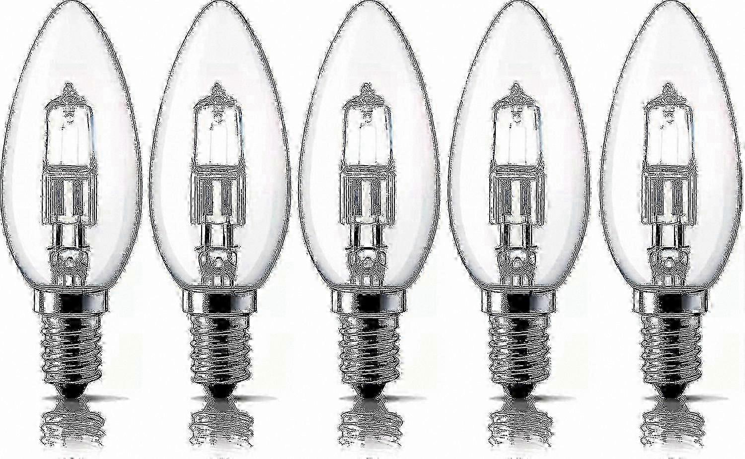 Bec halogen E14 28W, alb cald 2700K, reglabil, pachet de 5
