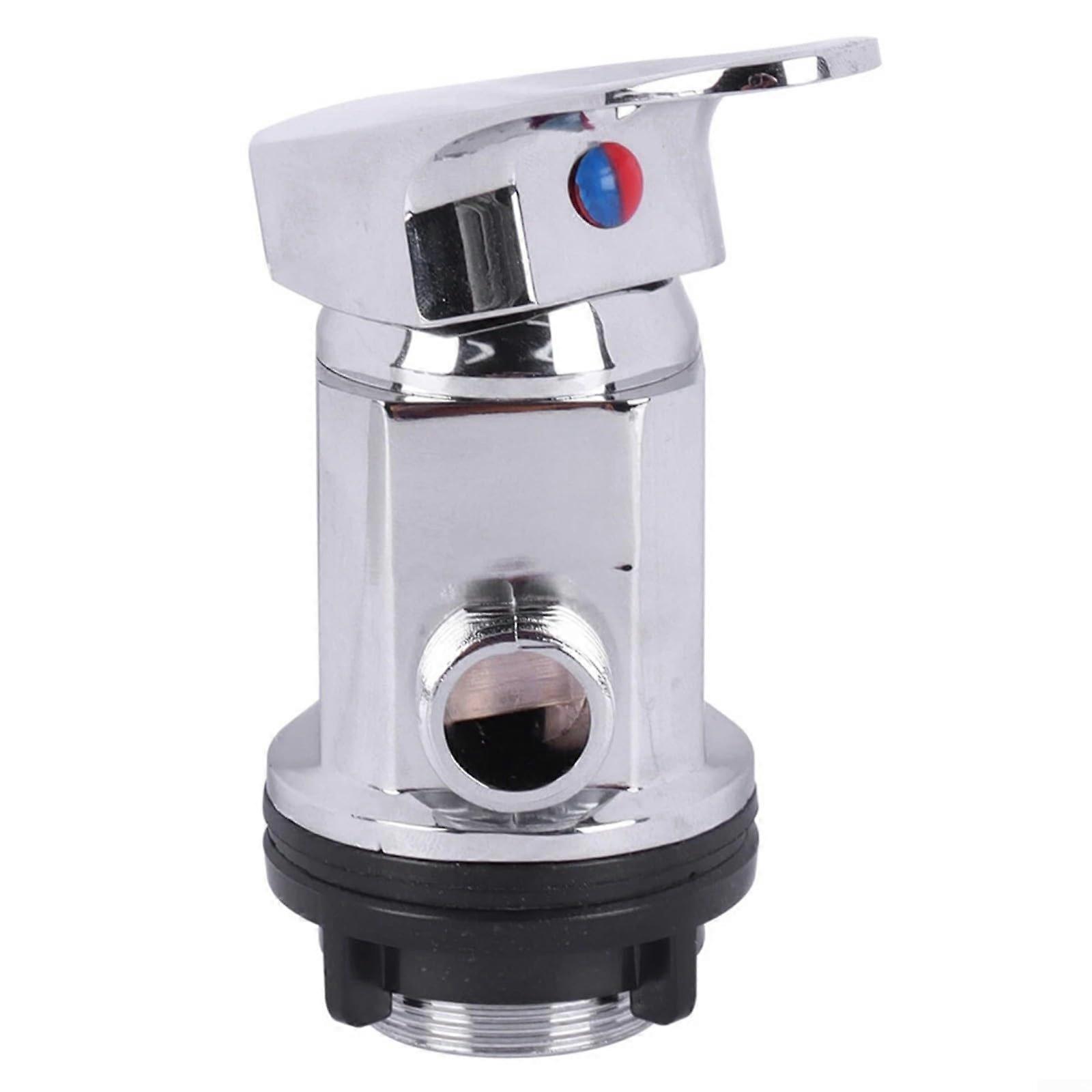 Zinc Alloy Shower Mixer Tap Valve G1/2 Outlet Switch For RV Camper Kitchen And Bath Compact Design Easy Installation