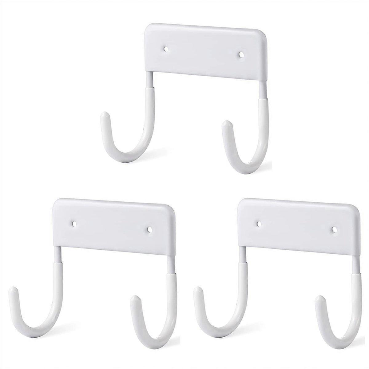 Wall Mounted Holder, Large & Small Ironing Board (Matte White)