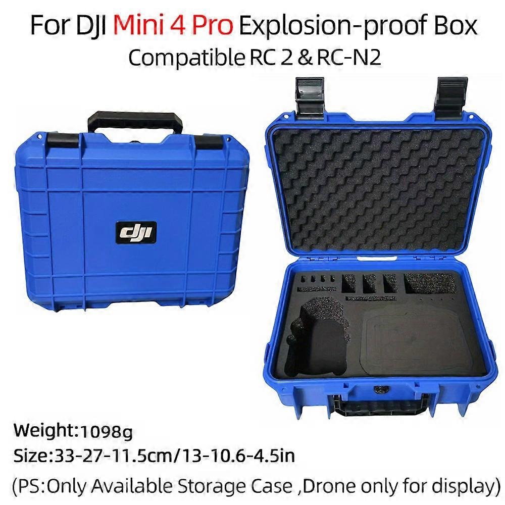 For DJI Mini 3/4Pro Case Mini 4 Pro Explosion Proof Case Mini 4 Pro Bag Portable Waterproof Box Hard Shell Large Capacity Case