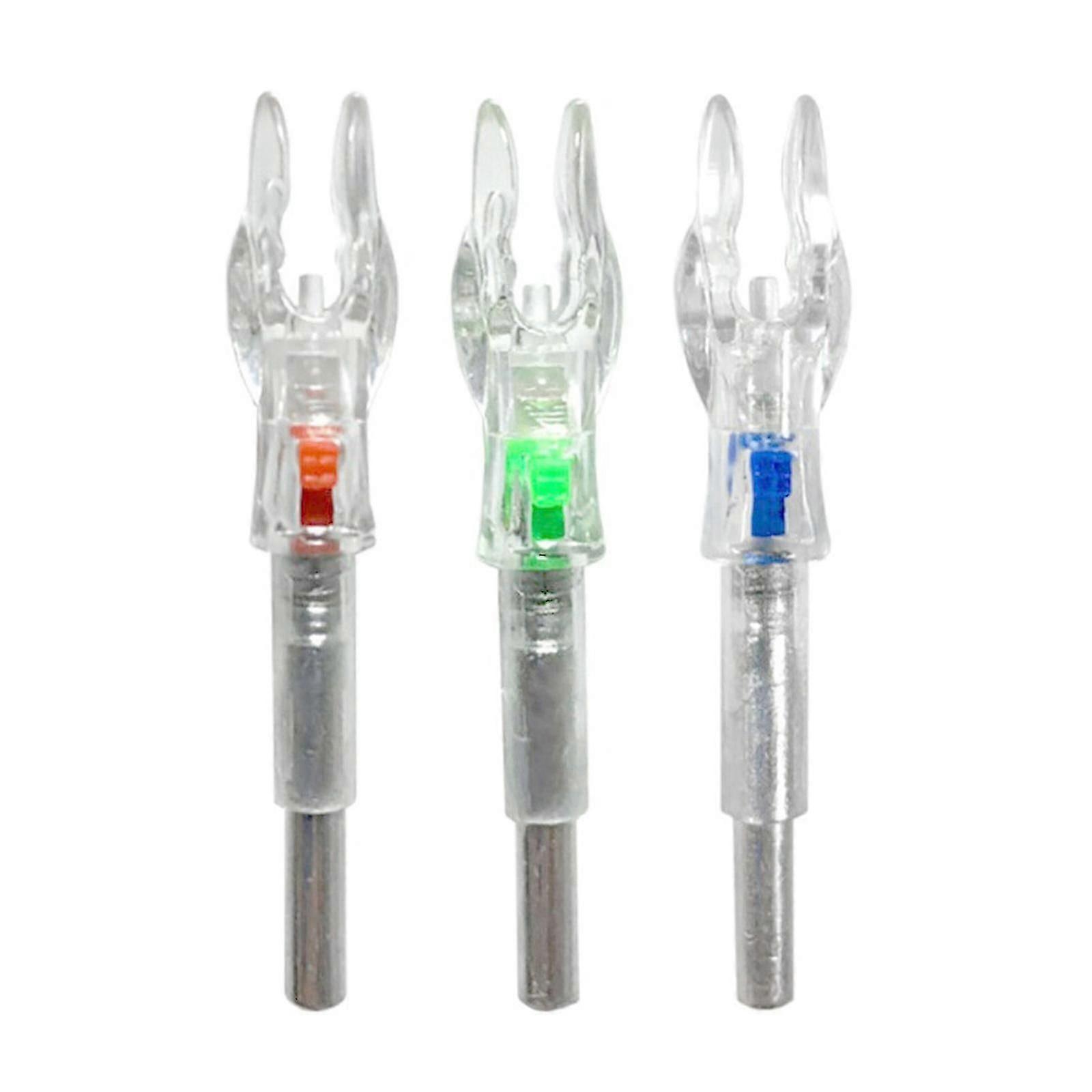 High-Visibility Red LED Archery Nocks (3PCS), 4.2mm Auto-On/Off Cams for Superior Tracking in Dim Light, Upgrade Your Hunting Gear with Red Light