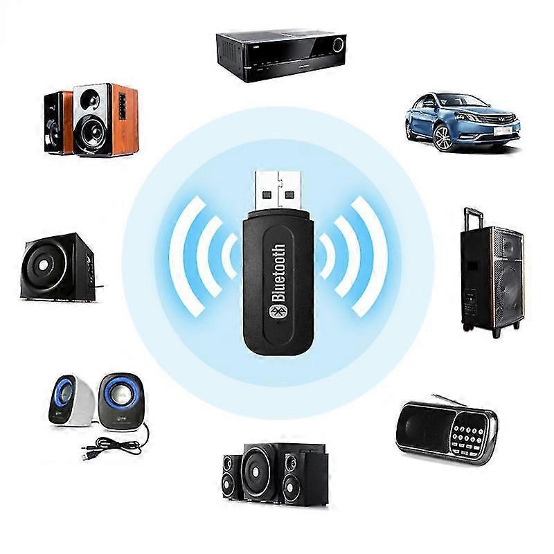 Usb Bluetooth Adapter For Car 3.5mm Jack Audio Wireless Receptor