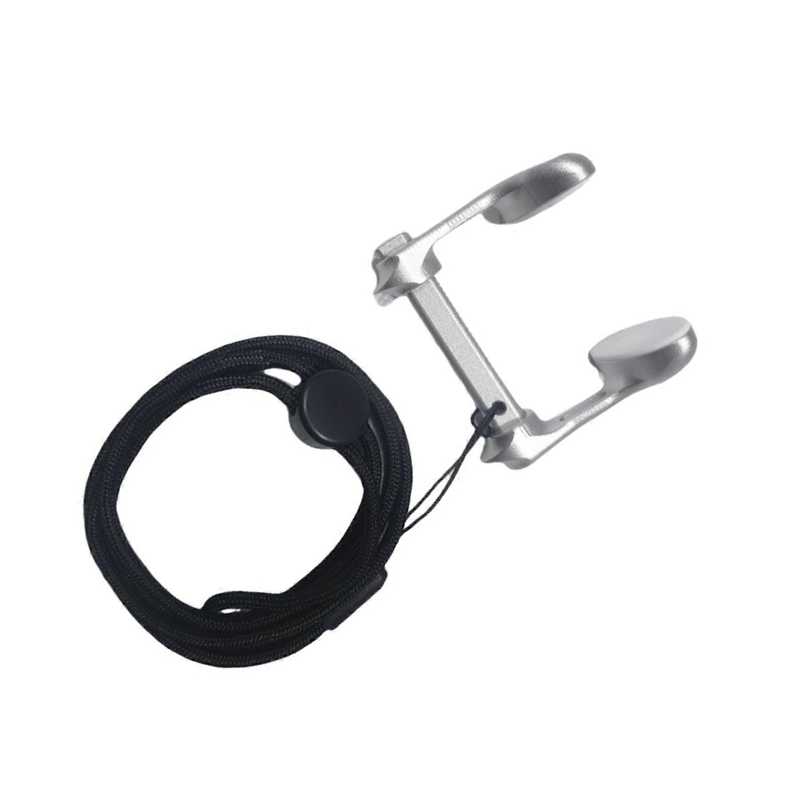 Nose Clips with Lanyard Diving Nose Clip Practical Floating Nose Plugs Swim Nose Guard for Surfing Snorkeling  Silver