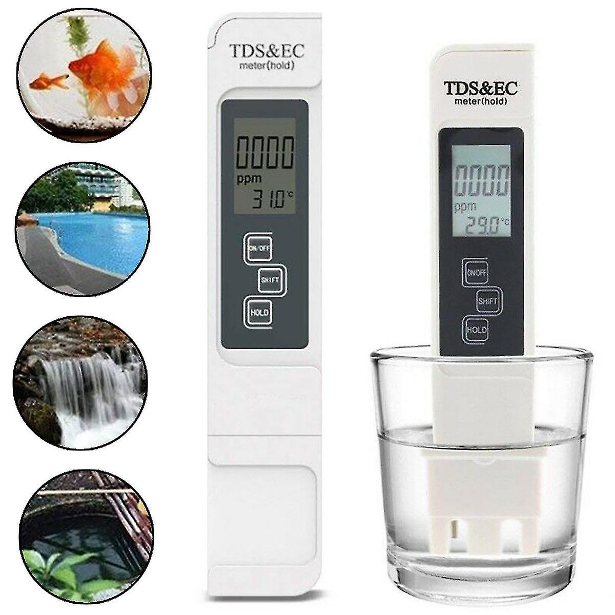 Fertilizers Lcd Digital Water Quality Meter Tds/ec Temp Tester Hydroponics Aquarium Test Pen