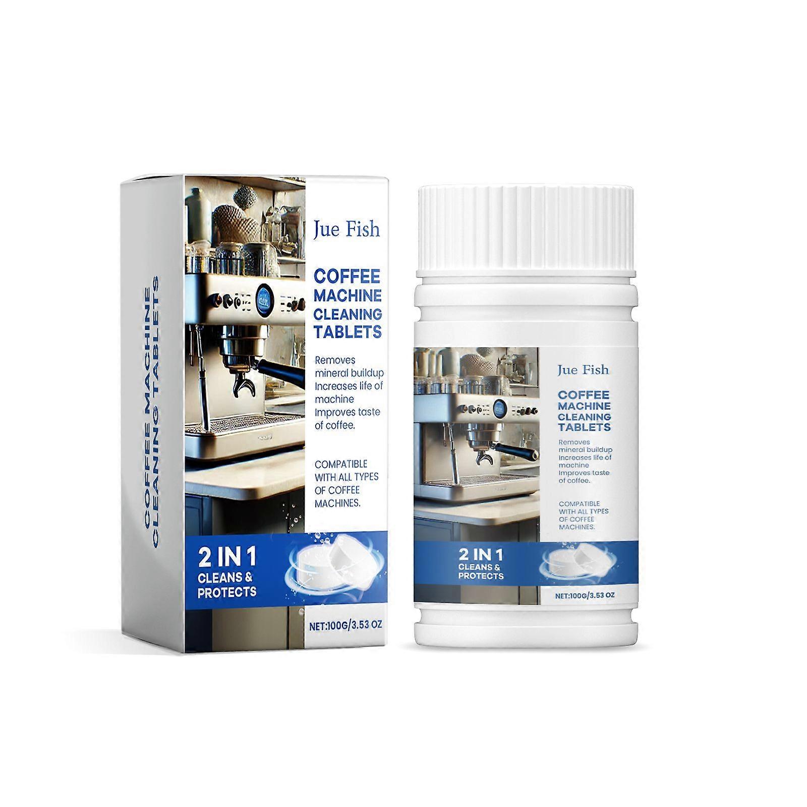 Jue-Fish Coffee Machine Detergent Coffee Machine Special Cleaner Scale Stain Cleaning Renovation Agent