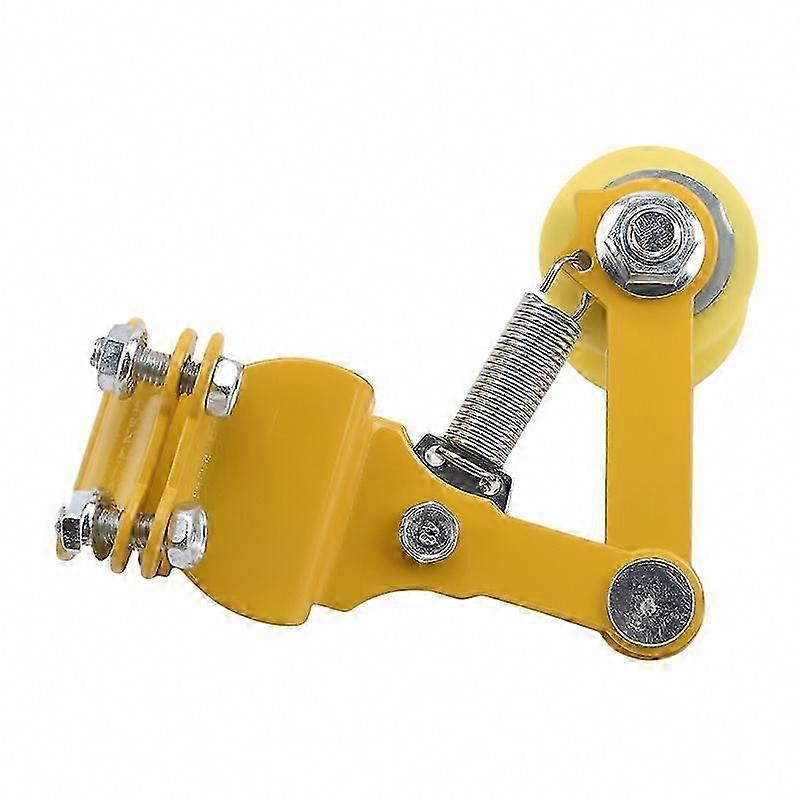 Adjustable chain tensioner for motorcycle, universal bolt-on accessory