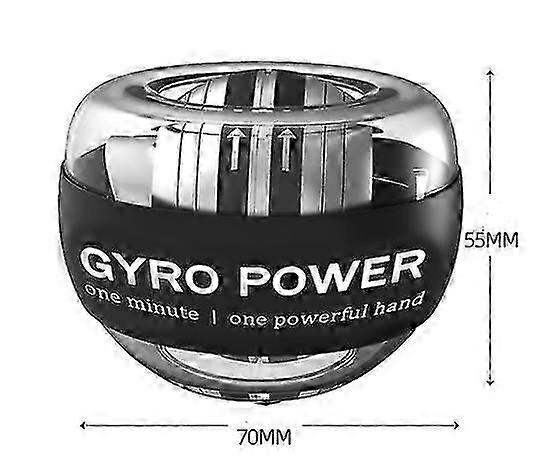 Gyroscopic Forearm Exerciser with Auto-Start Wrist Training Ball