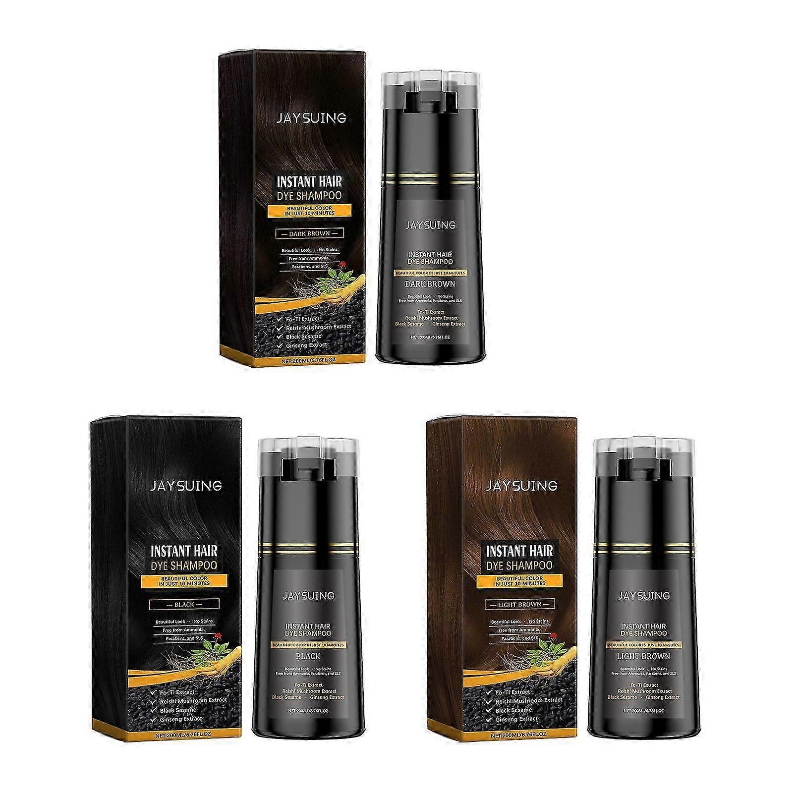 Long Lasting Plant Extract Hair Color Shampoo  Nourishing, Easy DIY, Gentle on Sensitive Scalp