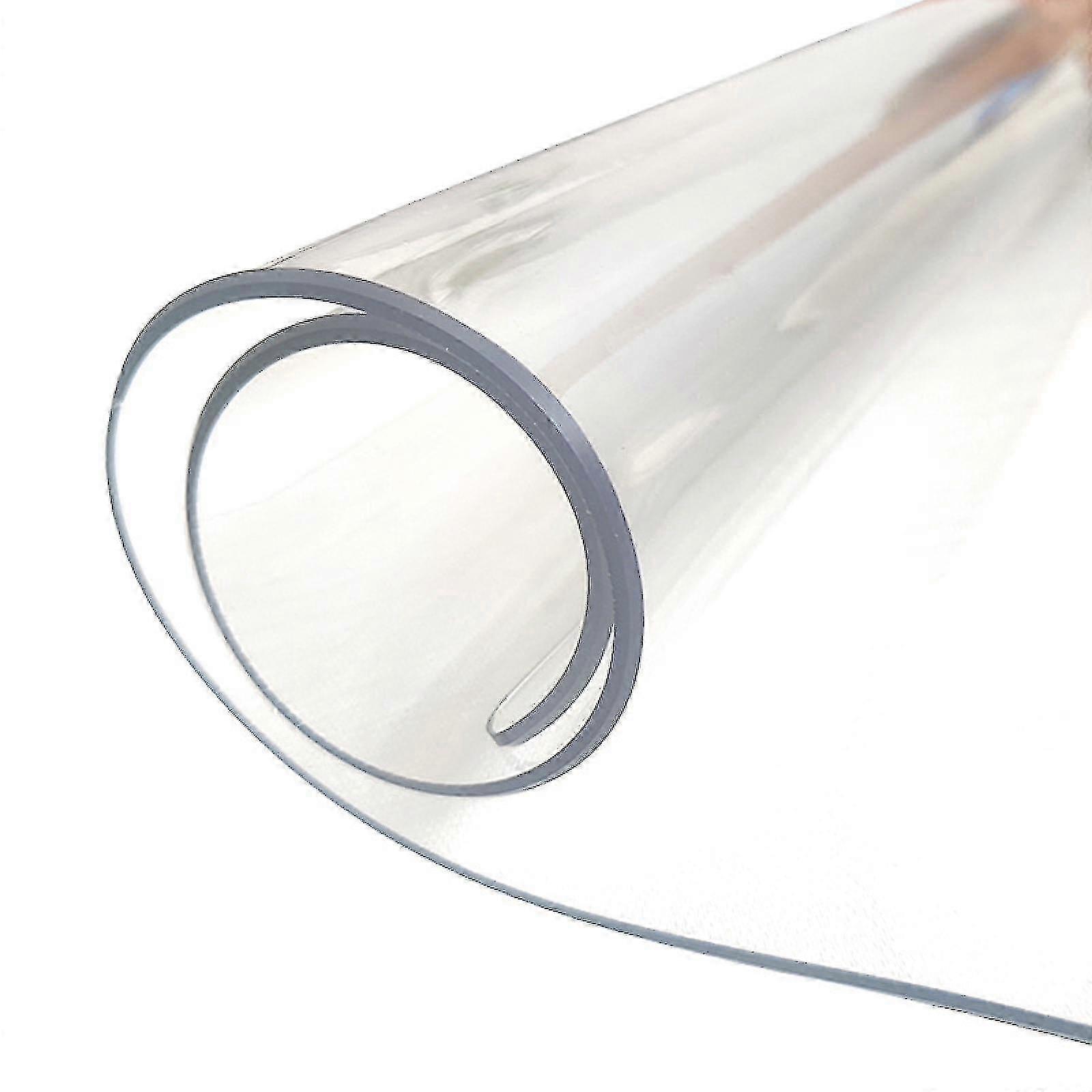 Transparent 14x24 in Small Office Desk Blotter Mat Clear Plastic Table Protector Cover Pad PVC Topper Surface Proection Mat Pad Anti Scratch