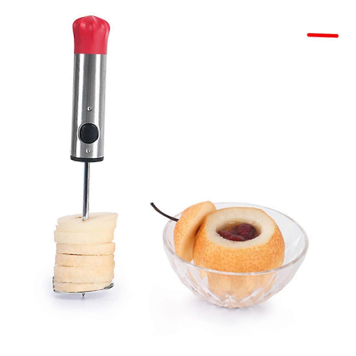 Vegetable Corer Set, 1 Set, For Fruits And Vegetables, Includes Spiral Potato Cutter And Cherry Pitter