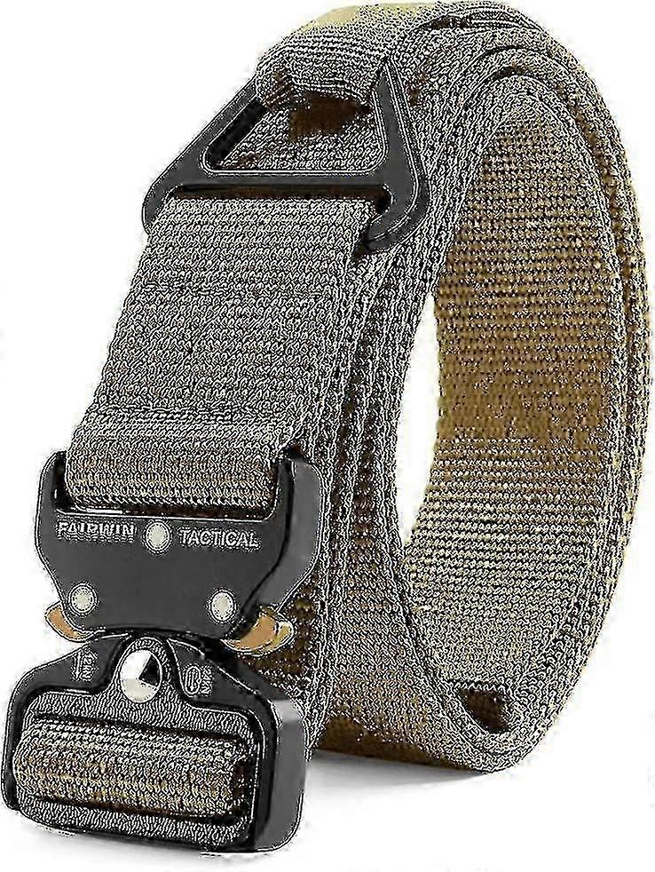 Tactical Belts For Men, Rigger Belt Utility Web Nylon Work Belt For Men With V-ring Quick Release Buckle
