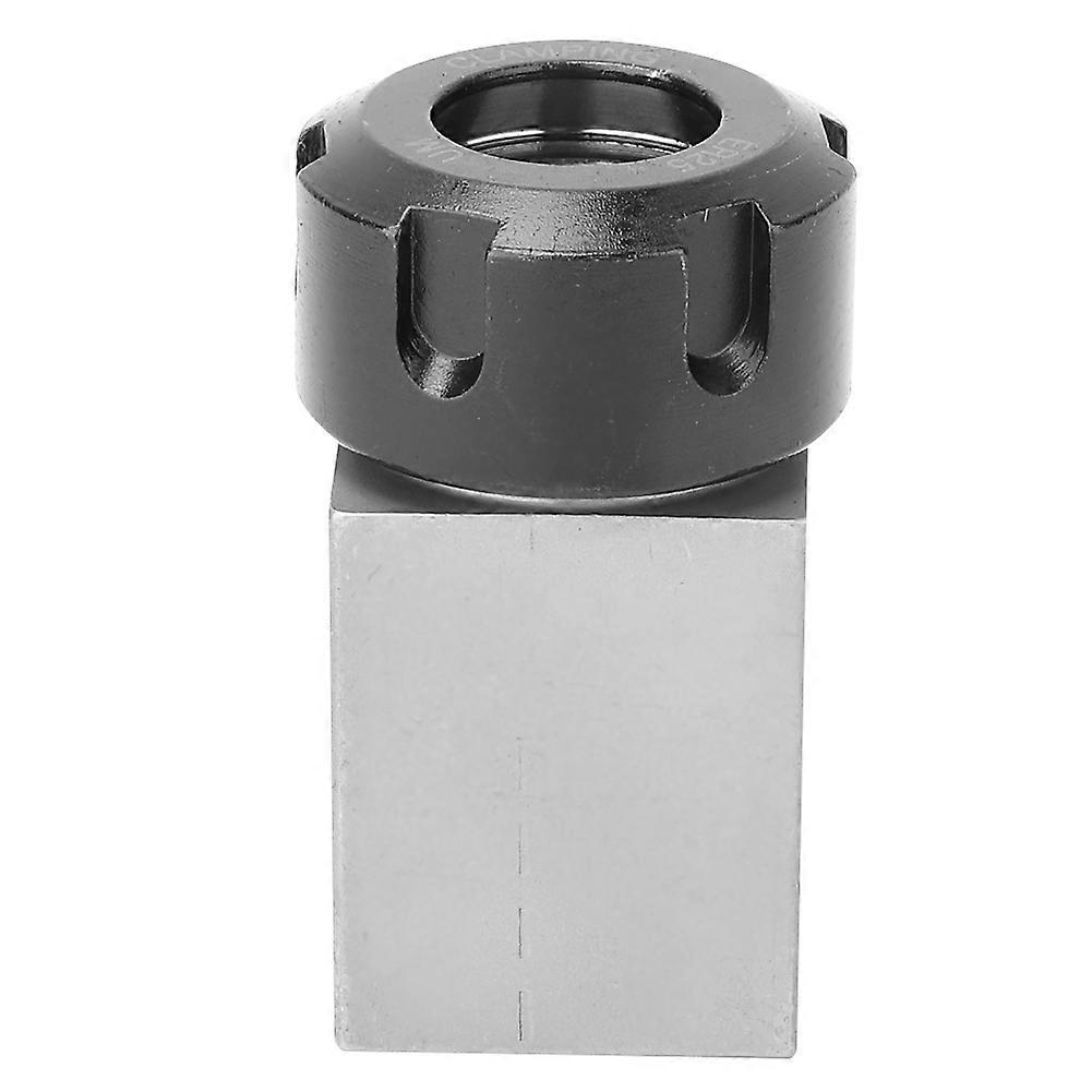 ER25 Collet Block Chuck Collet Holder for Lathe Engraving Machine (Square)