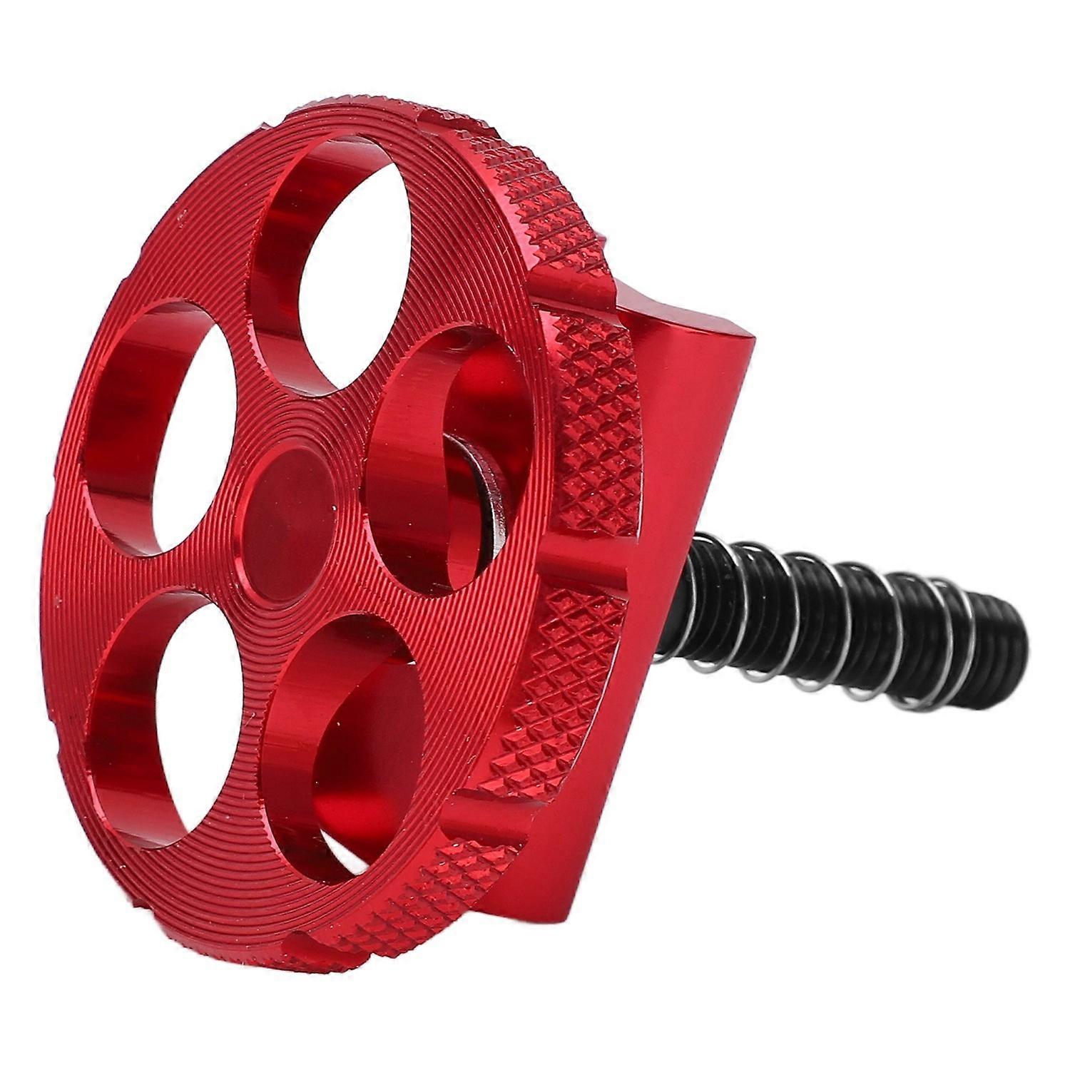 Folding Bicycle Aluminum Hingle Clamp C Buckle CNC Integrated for Brompton Folding BicycleRed