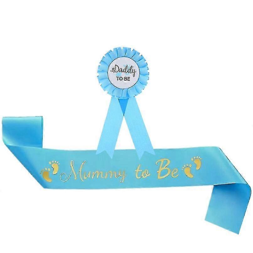 حفل استحمام الطفل مجموعة المومياء لتكون الجنس تكشف عن صبي لها فتاة