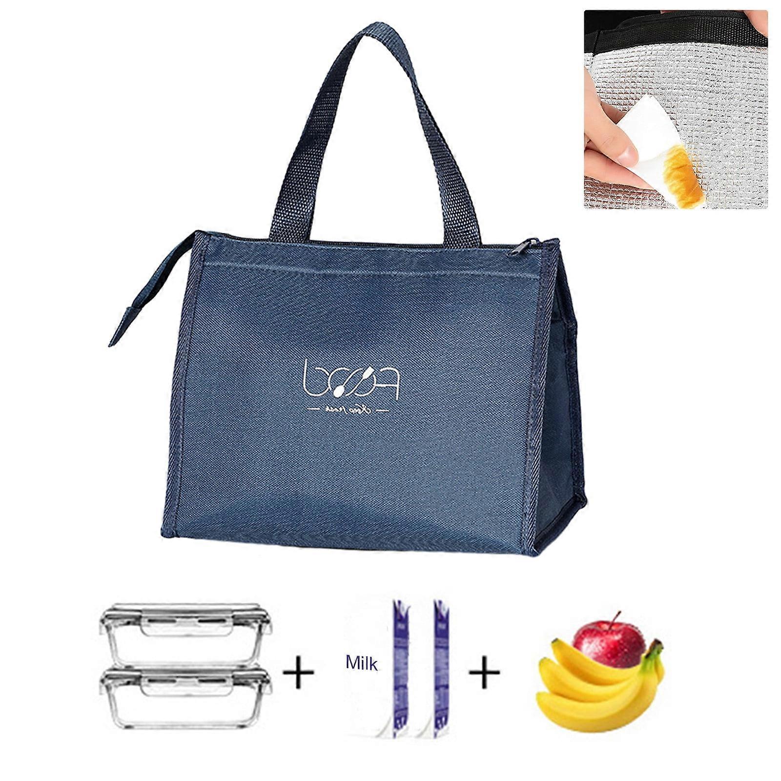 Cyber Monday Deals 2024: Viflosae Insulated Lunch Bag, Reusable Leakproof Cooler Tote for Work, School, Picnic, Beach - Compatible with X
