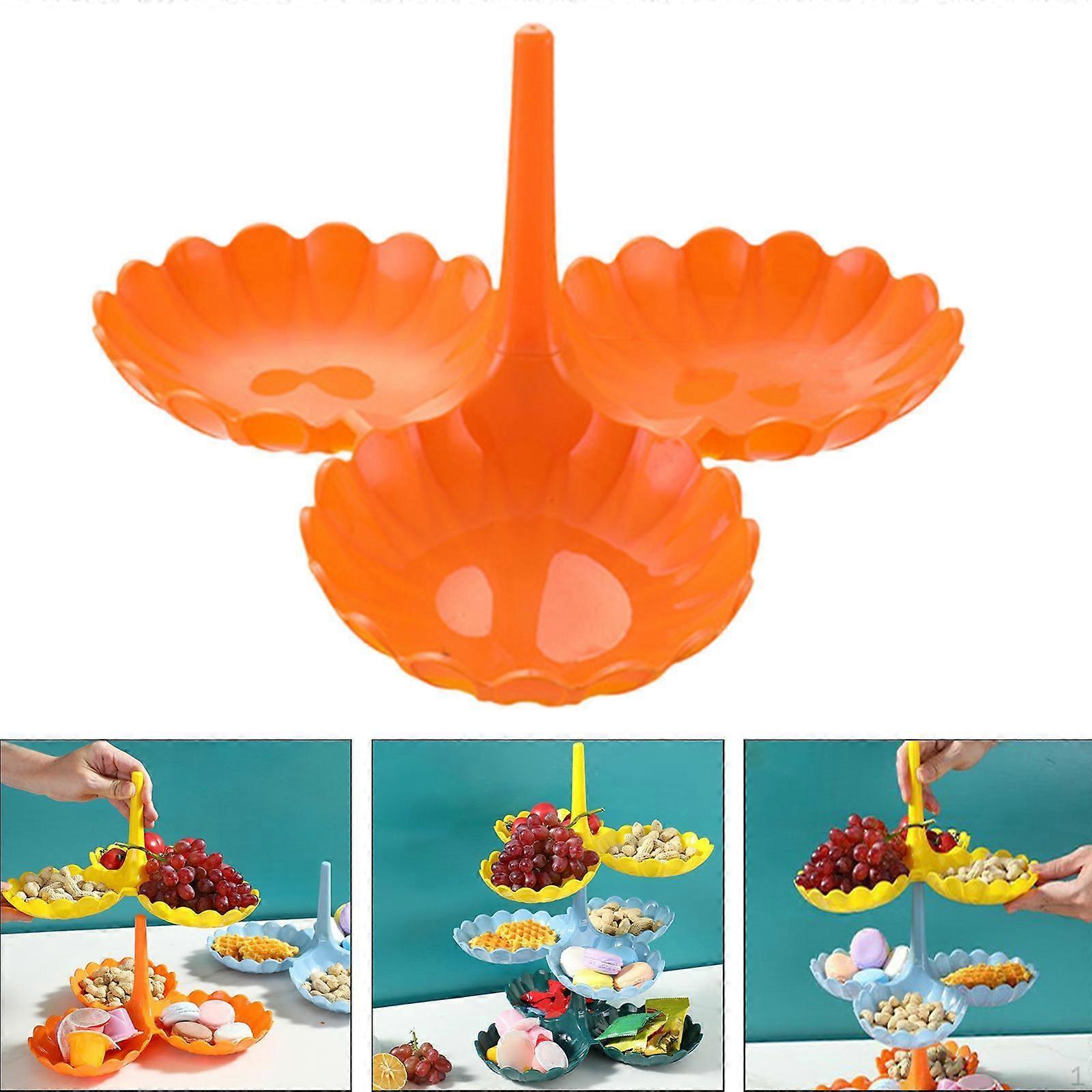 Countertop Serving Bowl for Fruits And Desserts Stackable Design