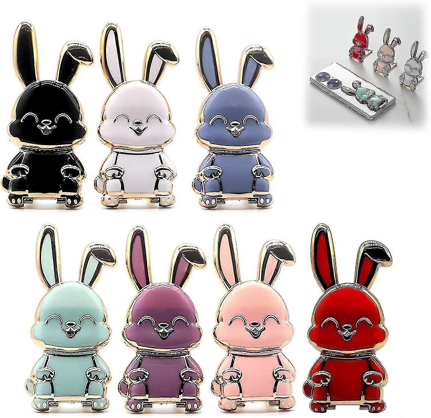 Foldable Bunny Phone Bracket, Creative Pull Rod & Foldable Design