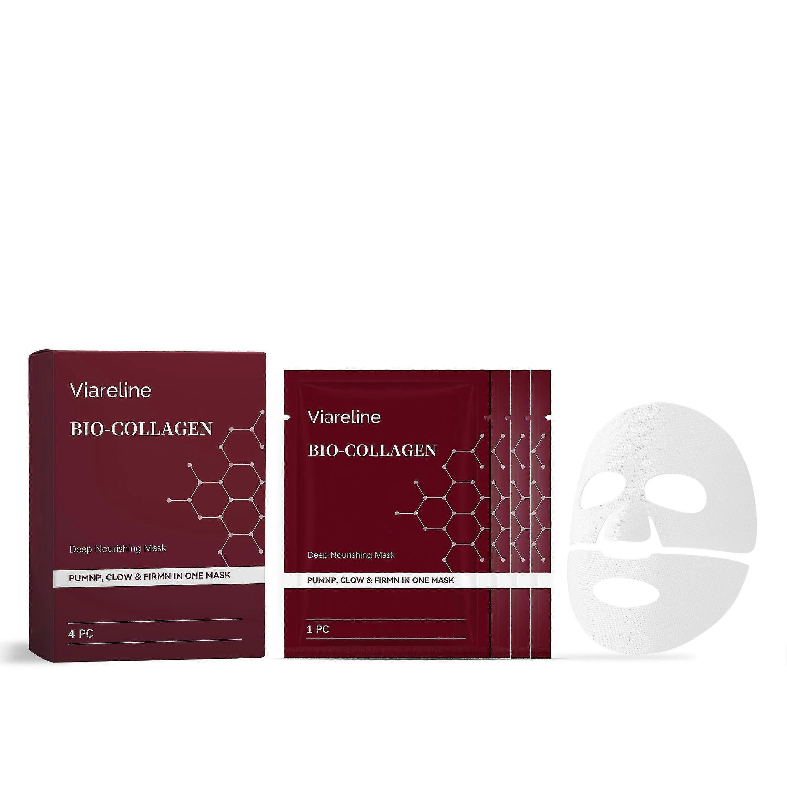 Viareline Collagen Moisturizing Mask Gently Brightens The Face Daily, Refreshing, Hydrating And Brightening The Skin