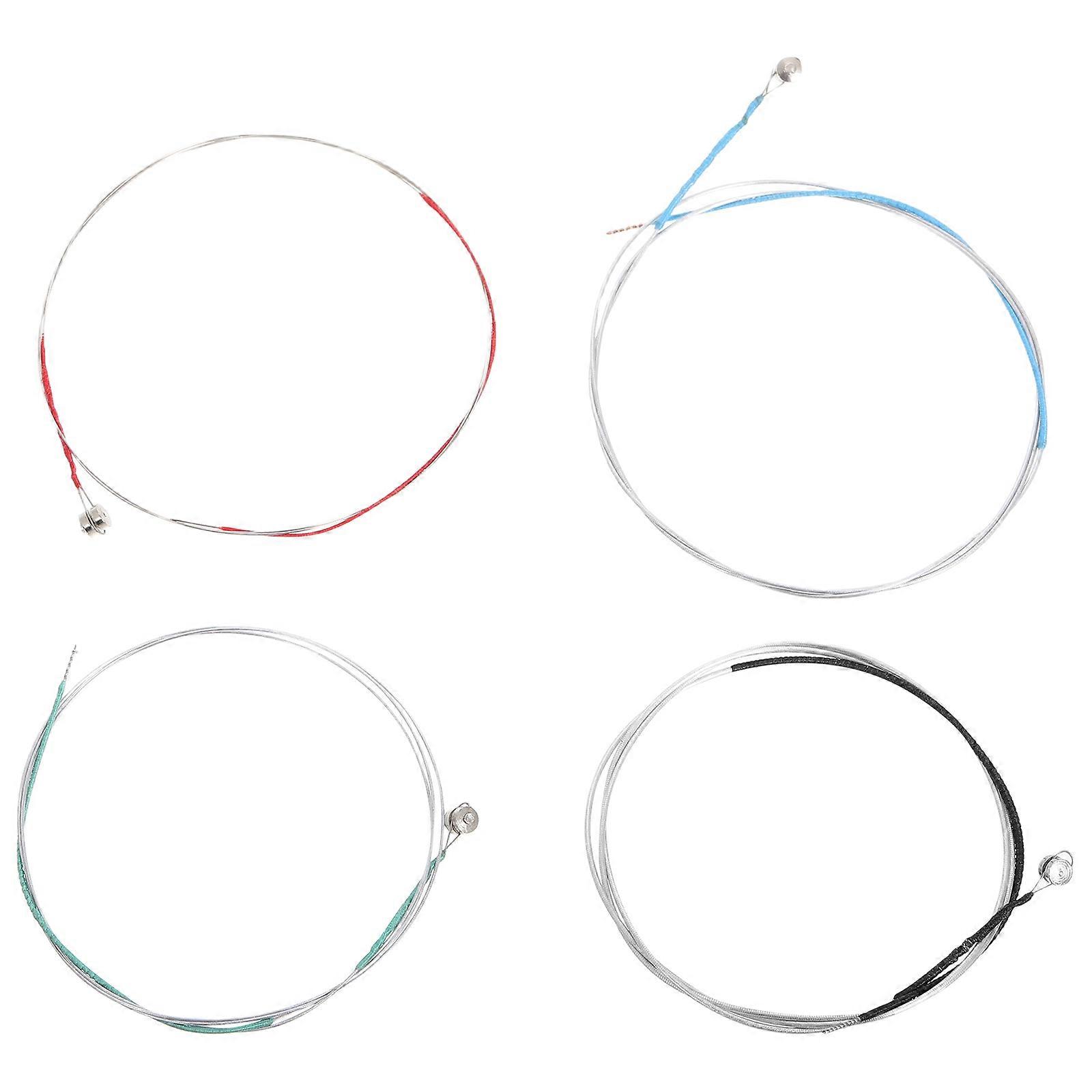 Metal Violin Strings Set for Repair 4Pcs Easy Installation Strings