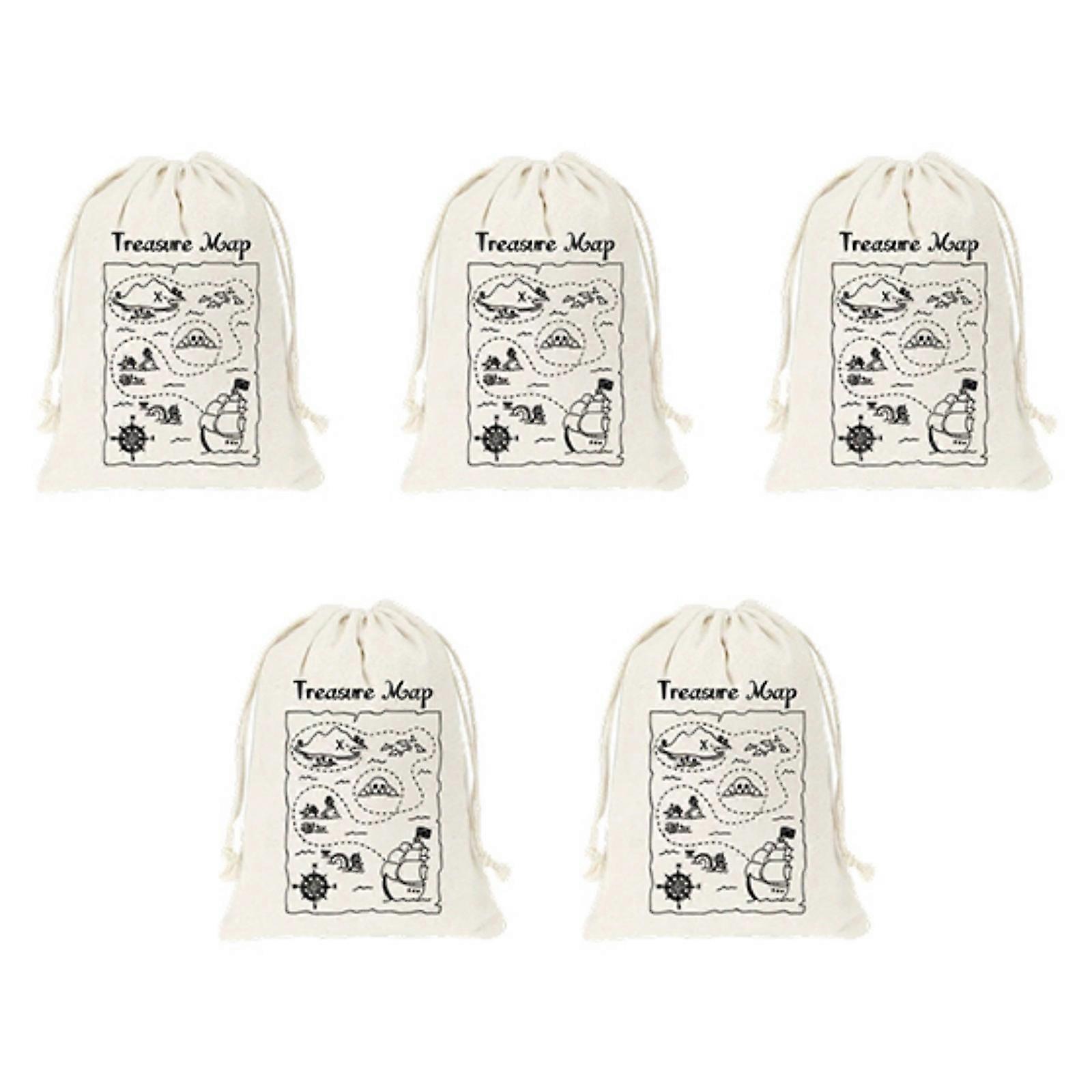 Linen Electronics Organizers Pouch with Multi Compartment Design Fabric Texture Perfect for Charging Cables Small Items  20x30cm