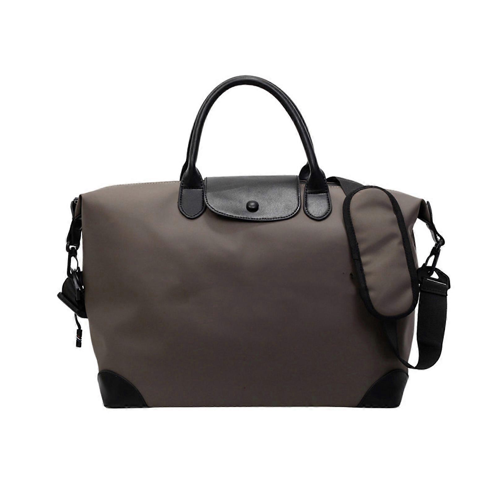 Roomy Waterp resistant Gym Companion Tear Proof Fabric Multiple Organizational Adjustable Strap Practical Shoulder Bag  Khaki