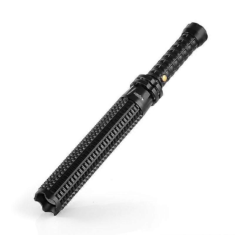 Telescopic Zoom Flashlight Self Defense Super Bright Flashlight with Knurled Handle