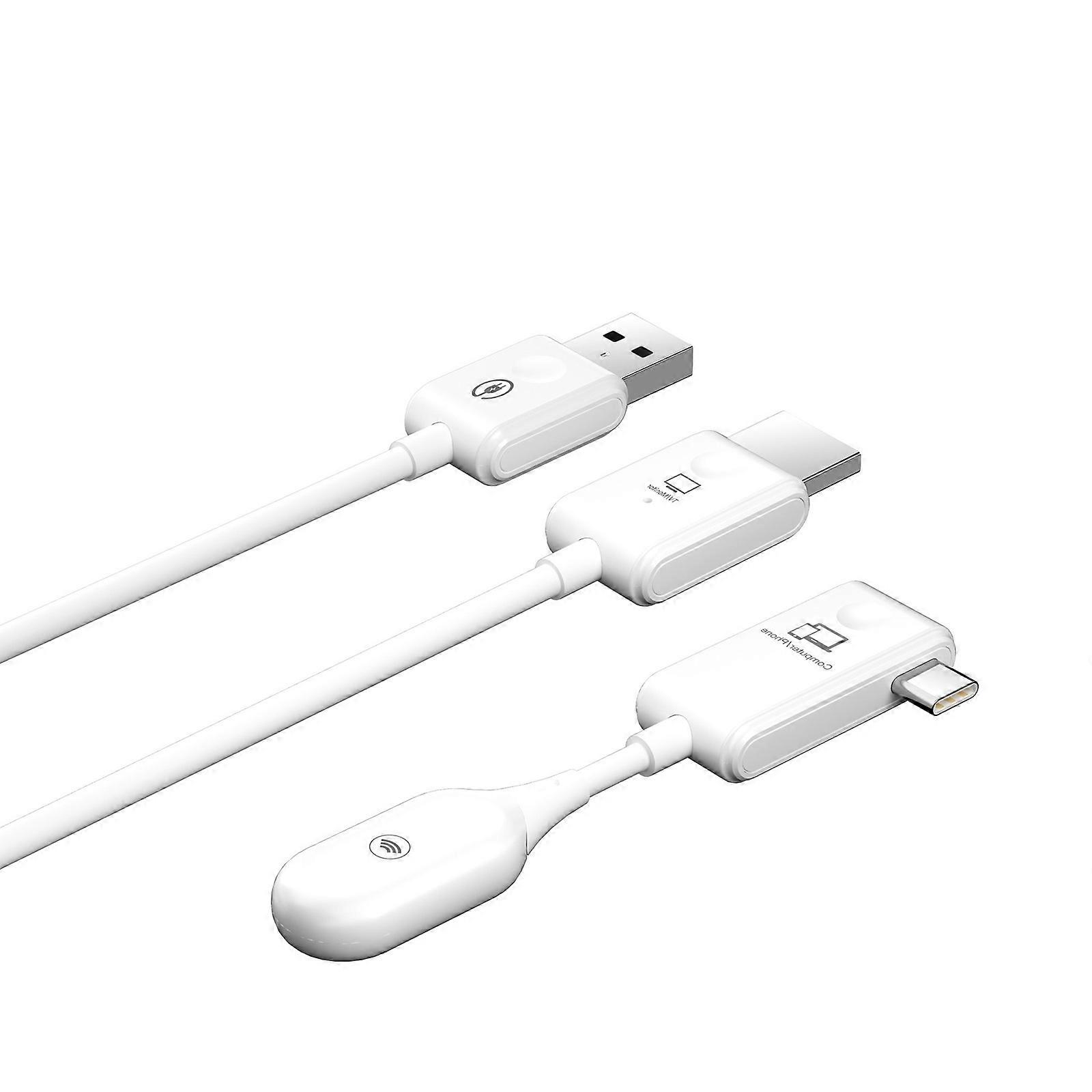Instantly Wireless Display Adapter for HDMIs Devices 1080P Video Streaming Office Equipment Wireless HDMIs Transmitters Multicolor