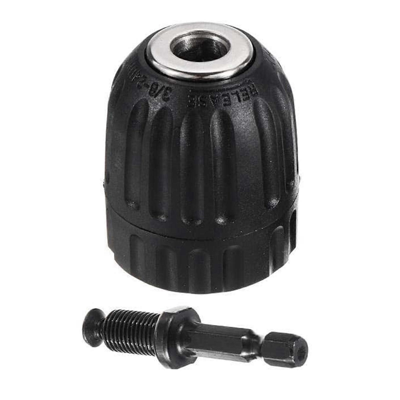 High Compatibility Drill Chuck Adapter Converts Hexagonal Shank To Drill Chuck Suitable For DIY Enthusiasts Professional Multicolor