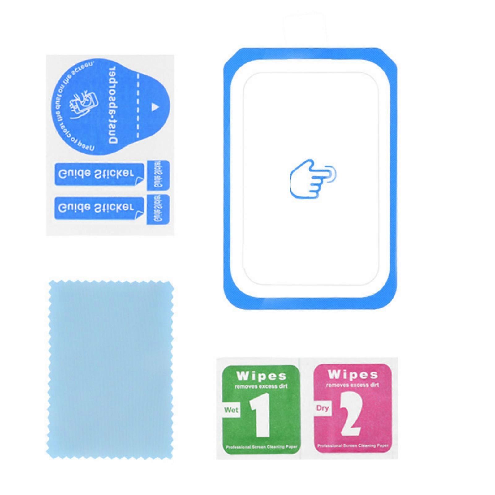 LCD Screen Film Tempered Glass Screen Protector for Action Camera LCD Display Shatterproof Scratch Protective Film Multicolor