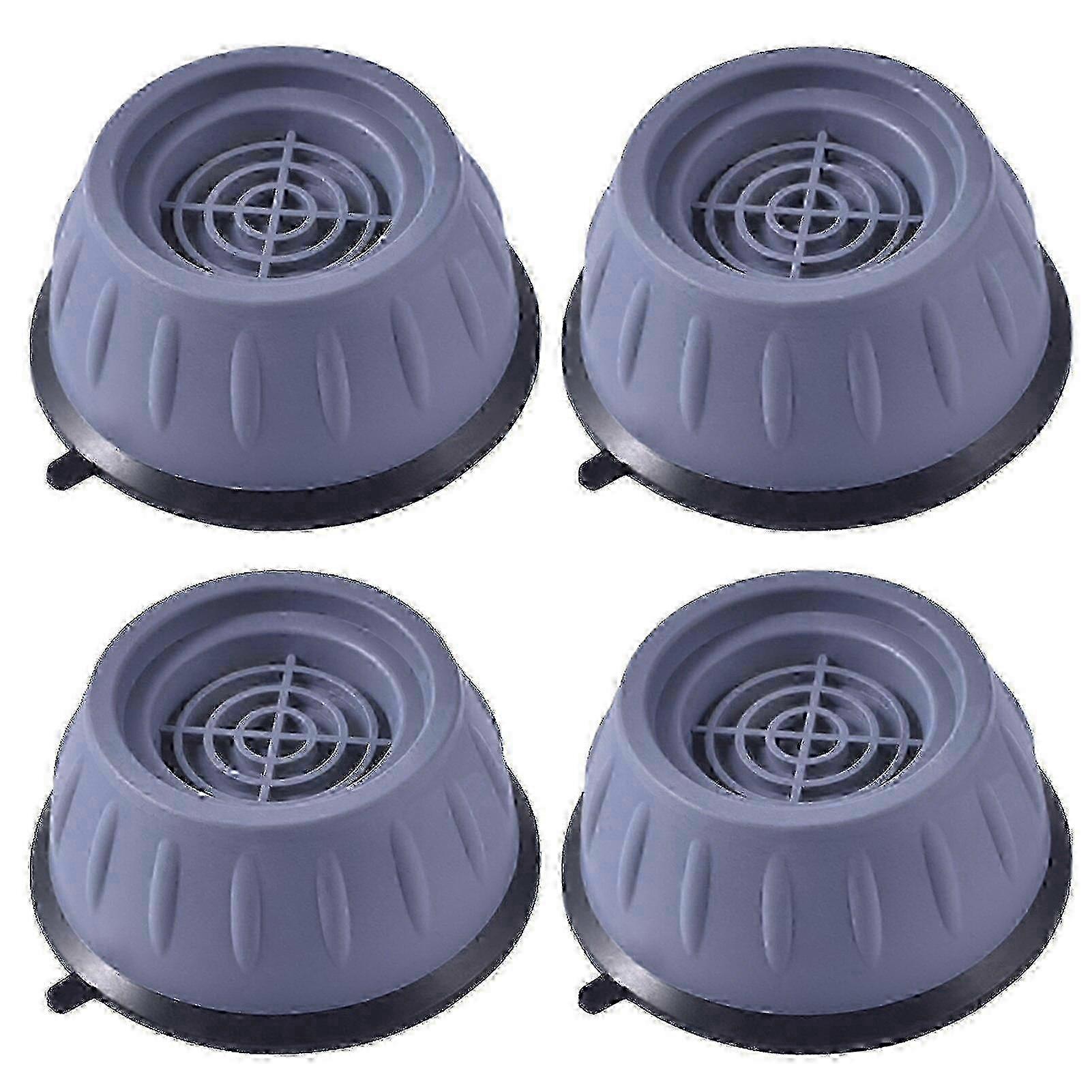 w 4pcs Universal Anti-vibration Feet Pads Washing Machine Rubber Mat Anti-vibration Pad Dryer Refrigerator Base Fixed Non-slip Pad f26