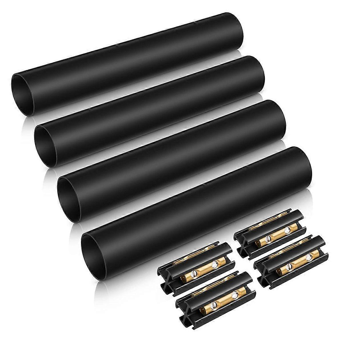 4-Pack Underground Wire Splice Kit for 14/3 to 8/3 Wire, Handles Up to 600 Volts, Includes Connector