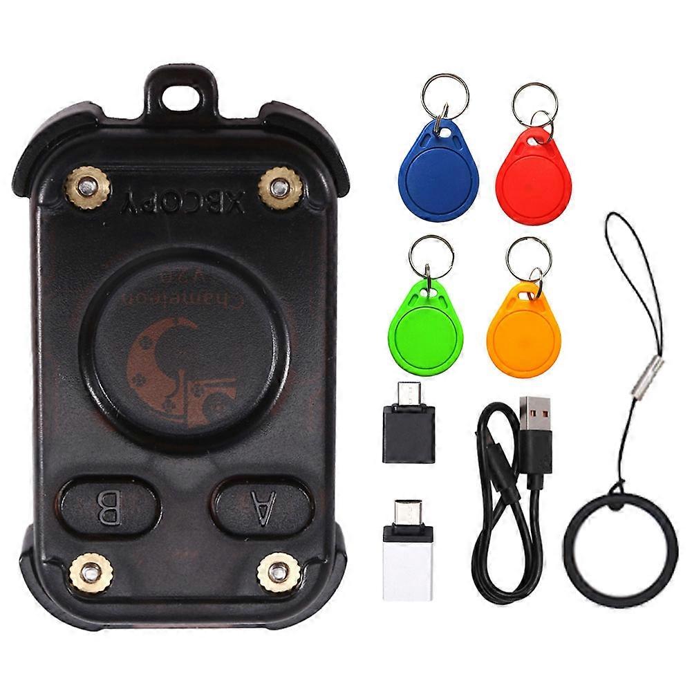 Chameleon V2.0 RFID Smart Chip Reader Emulator Smart Card Emulator+4xUID Keychain 125K 13.56M Card Decode