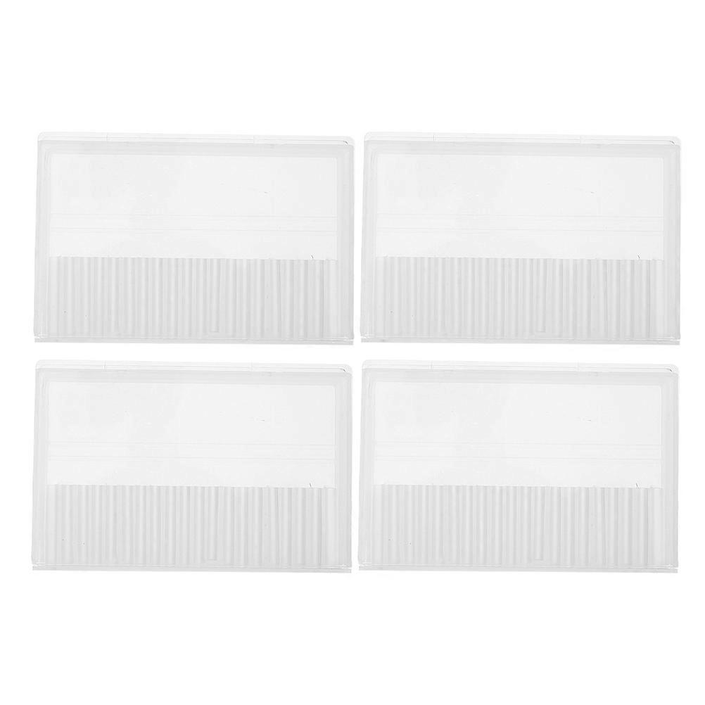 Drill Bit Organizer Portable for Storage Use 4Pcs Manicure Tool Storage Box