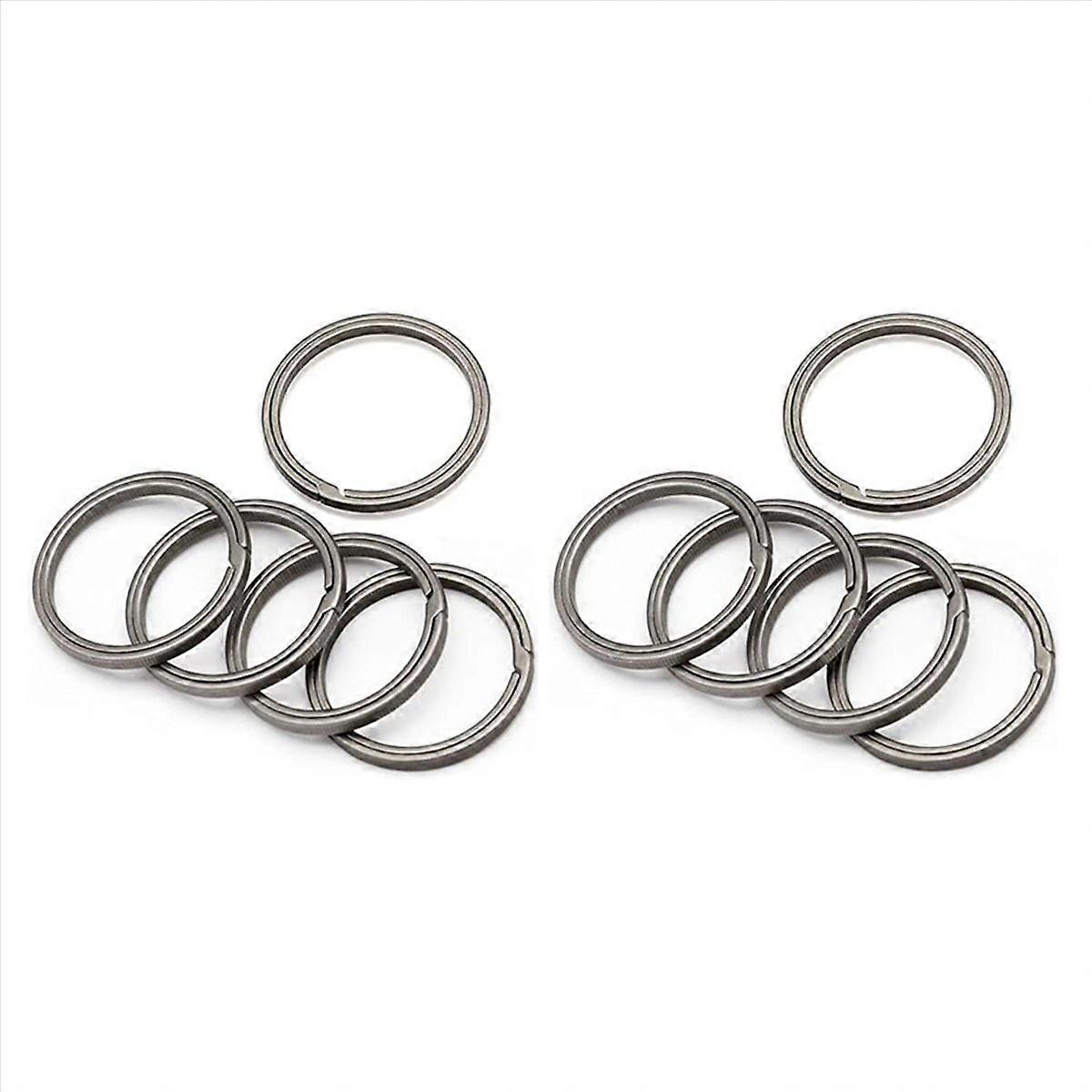 Titanium Key Ring, Quick Release Side-Pushing Ring, 30MM, 5PCS