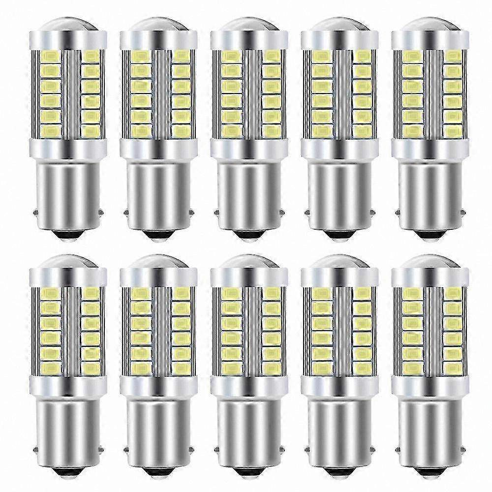 10-Pack BAU15S PY21W 1156 BA15S P21W LED BAY15D Bulb 1157 P215W 7443 3157 Reverse Brake Lamp Car LED Turn Signal Light
