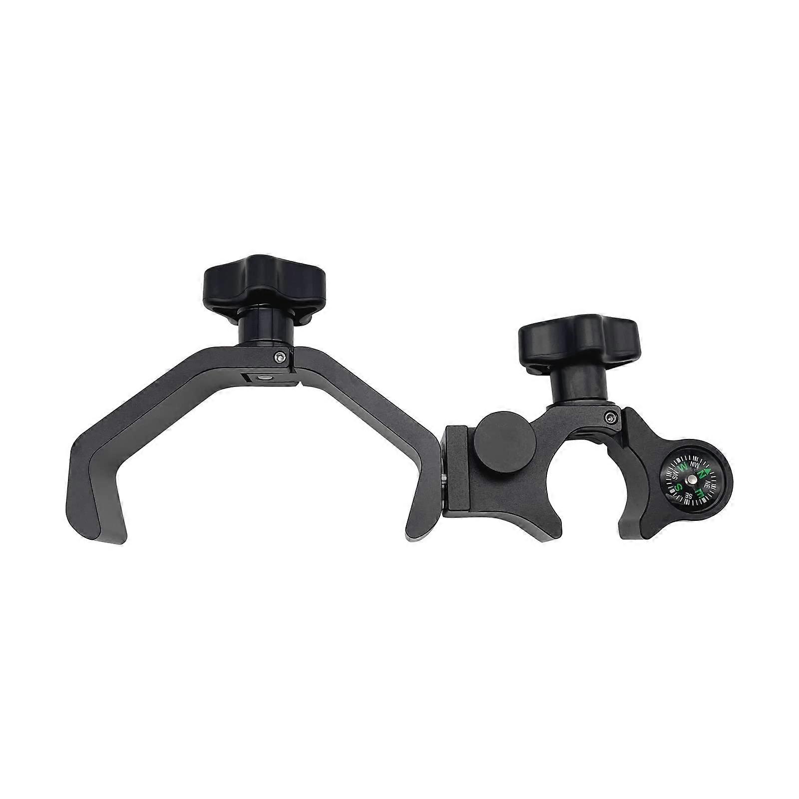 Data Collector Pole Mount with Quick Release and Compass for Trimble, 32mm GPS Range Pole Bracket