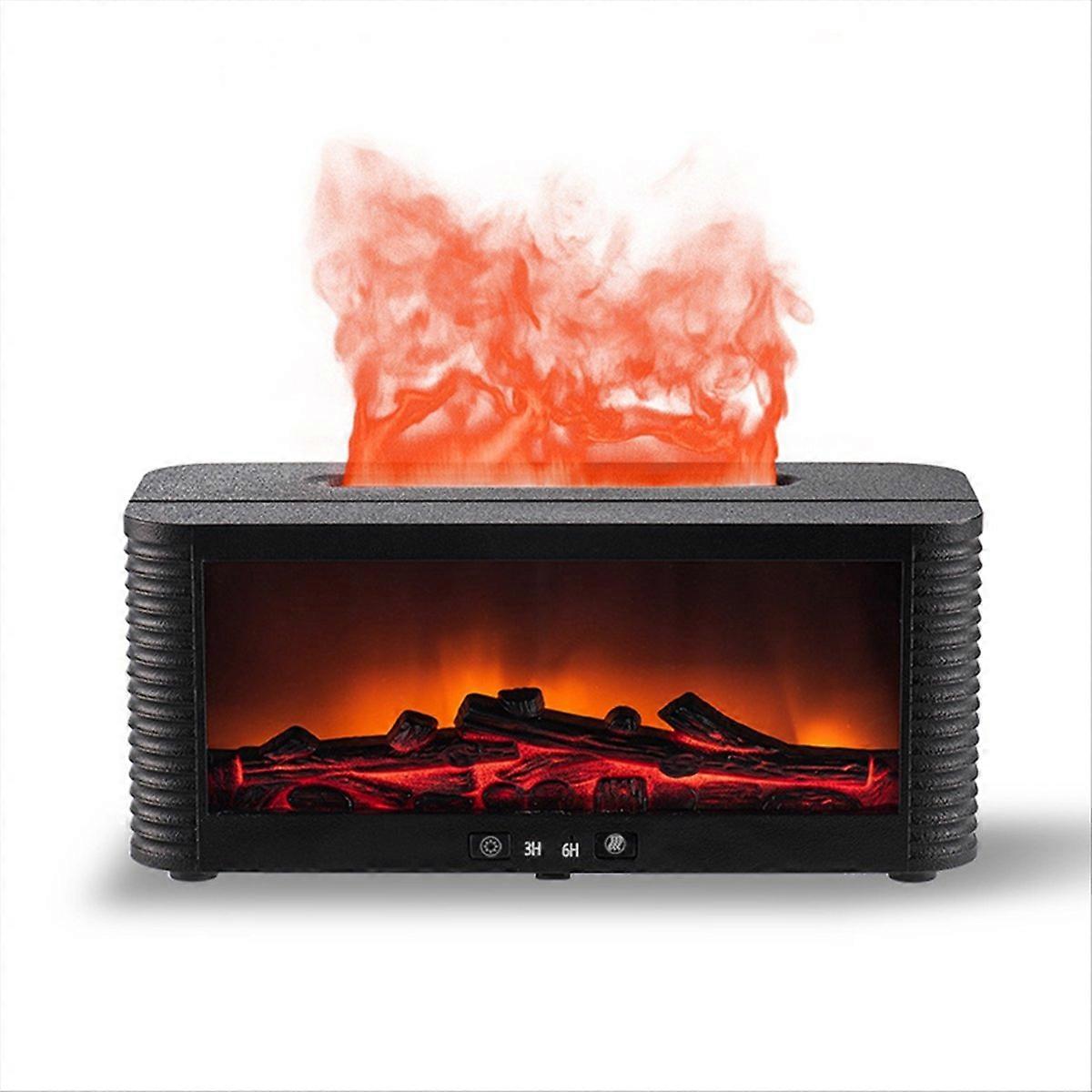 Mini Fireplace Diffuser for Essential Oils Fireplace Humidifier Air Aromatherapy Fire Place Diffuser