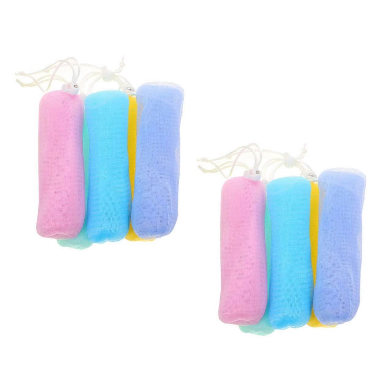 10pcs Exfoliating Soap Saver Bag Mesh Foaming Pouch for Shower and Gentle Body Scrubbing