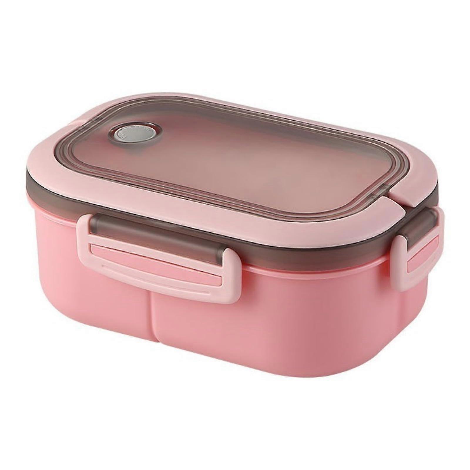 Portable Lunch Box with Leakproof Compartment, Microwave Safe Food Container for Work or School