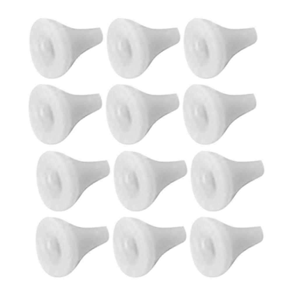 Limescale Prevention Silicone Shower Head Replacement Nozzles Ideal for Shower Use by General Users in White Durable Design 100 Pcs